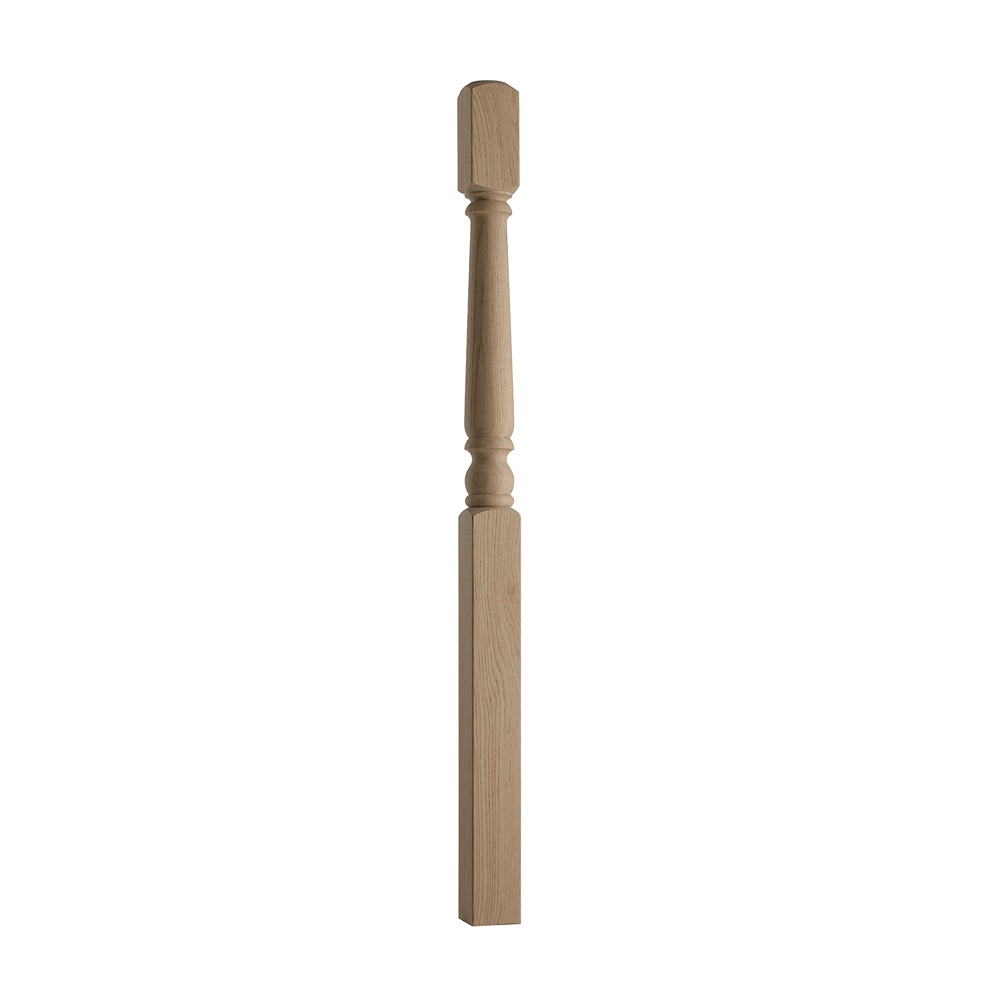 Benchmark Oak One Piece Newel